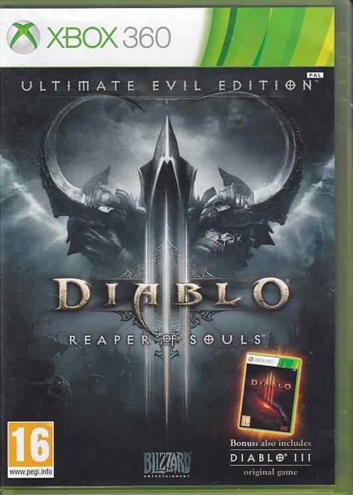 Diablo III Reaper of Souls Ultimate Evil Edition - XBOX 360 (B Grade) (Genbrug)